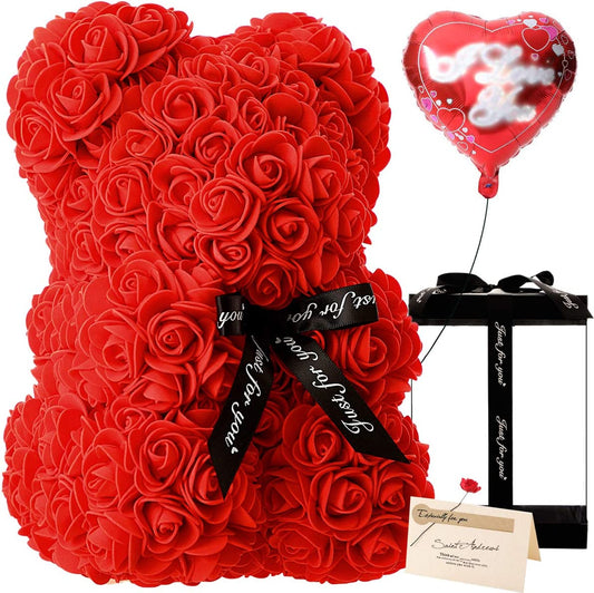 Blooming Love: Rose Flower Bear add 10% coupon code